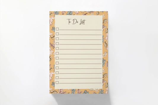 Tropical To-Do List Pad – Tear-Off Daily Checklist for Women