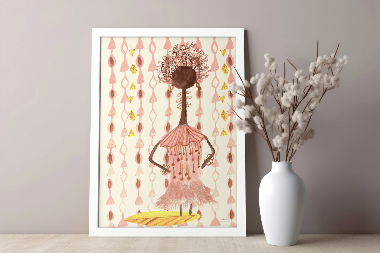 The Basket Bearer Wall Art Print