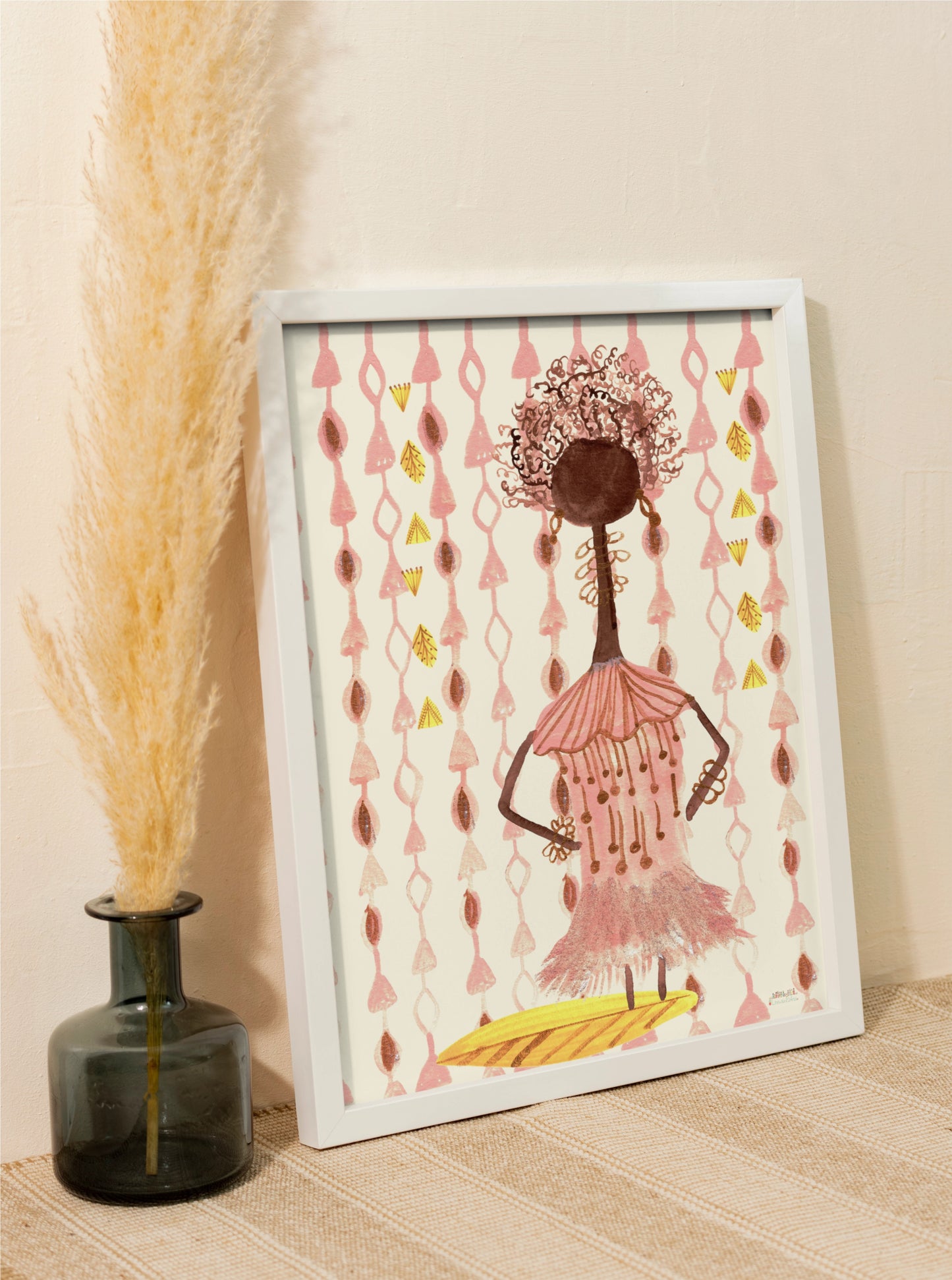 The Basket Bearer Wall Art Print