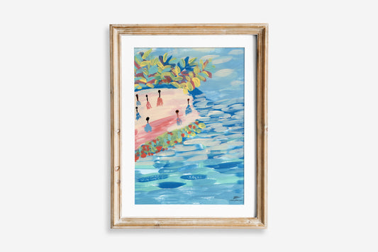 "8.5 x 11 Tropical Art Print"/>