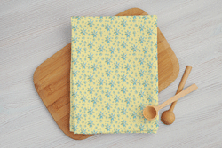 Blue & Yellow Mandala 100% Cotton Tea Towel Set of 3