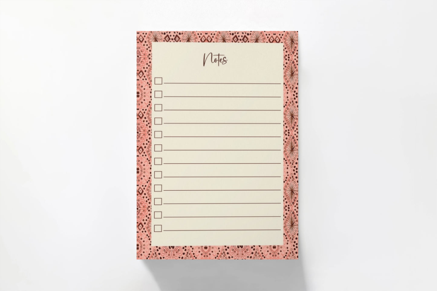 Blank Notepads 5.5x8.5